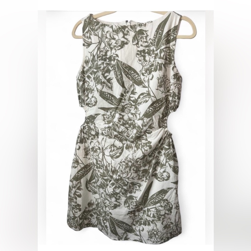 ABERCROMBIE & FITCH Sleeveless Floral Cutout Dress